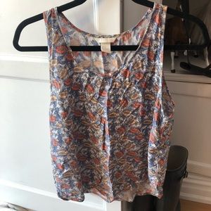 Floral tank top